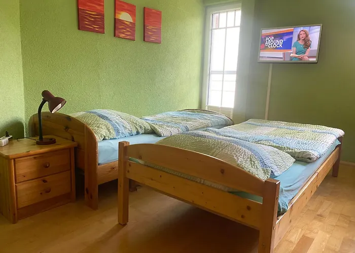 Ferienzimmer Oelhaf Zimmer In Gruen Self Check-In Mit Key-Tresore