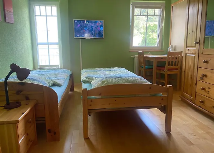 Ferienzimmer Oelhaf Zimmer In Gruen Self Check-In Mit Key-Tresore