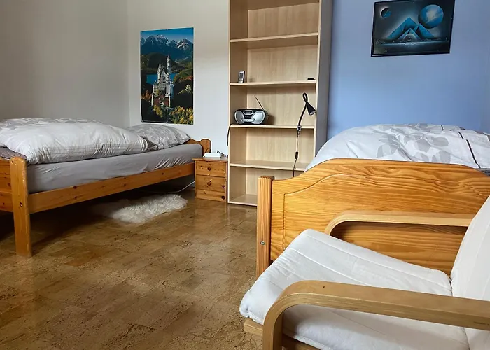 Ferienzimmer Oelhaf Zimmer In Blau Self Check-In Mit Key-Tresore